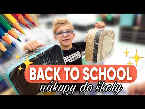 VLOG✨ | ZPÁTKY DO ŠKOLY 🎒| Nákupy do školy📚, Vicky jde na sportovní prohlídku⚽️