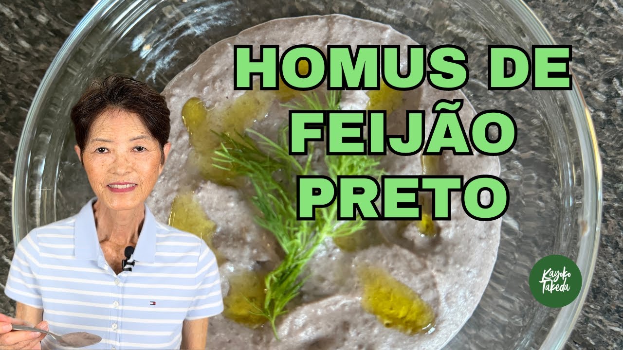 HOMUS DE FEIJÃO PRETO