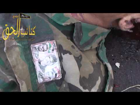 تحرير تجمع كتائب الحق لحاجز خراب عسكر و توثيق قتلى قوات النظام في الحاجز في مدينة القامشلي