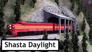 Southern Pacific Railroad in the Cascades - Shasta Daylight  Enroute to San Francisco