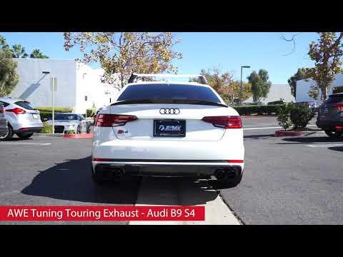 AWE Tuning Touring Resonated Exhaust - Audi B9 S4 | TAG Motorsports