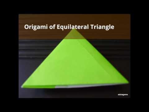 How to Make Origami of Equilateral Triangles With Pockets on Each Sides :  17 Steps (with Pictures) - Instructables