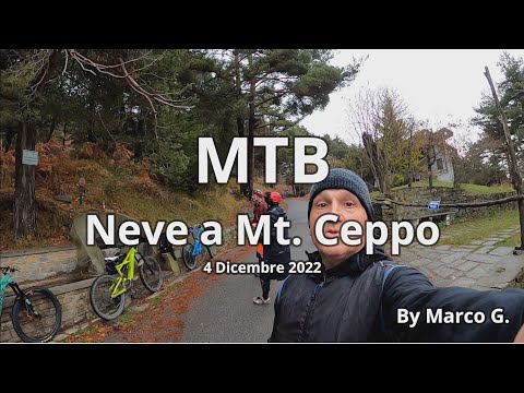 MTB Neve a Monte Ceppo