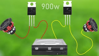 Download lagu DIY Powerful Ultra Bass Amplifier TIP41 TIP42 transistor , Germany's quality audio , No IC mp3