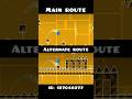 XStep Main Route Vs Alternate Route Geometry Dash 2 2 Shorts Geometrydash Gd
