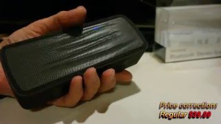 Video thumbnail for Unboxing and Review: Low Cost Insignia Portable Bluetooth Stereo Speaker in Black by MrHG78