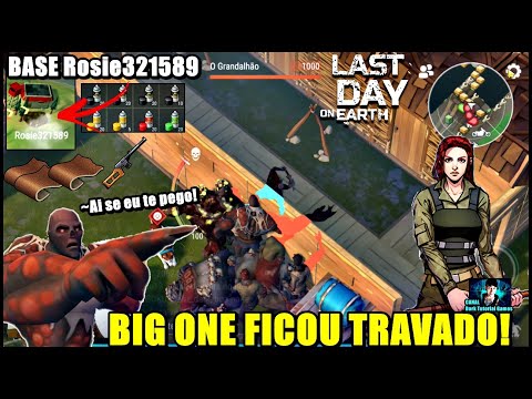 ●TRAVEI O BIG ONE E LEVEI TUDO NA INVASÃO! RAID BASE Rosie321589 👁 BUG DA MOTO Last Day On Earth