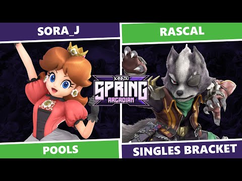 MDVA Spring Arcadian 2024: Pools - Sora_J (Daisy) vs Rascal (Wolf) SSBU Singles