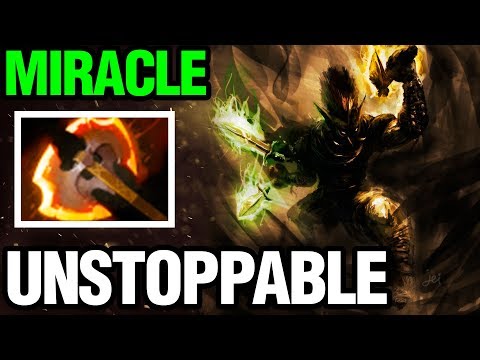 Miracle- Farm With Troll Warlord Battlefury Is Just Unstoppable - 7.13 - Dota 2