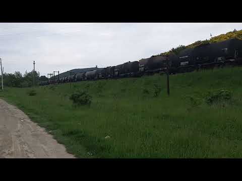 Trenul de marfă cu țiței (GFR/GP Rail Cargo) Moinești - Comănești