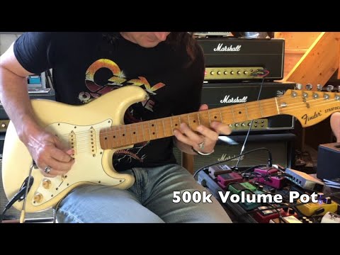500k & 250k Volume Pots Comparison