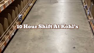 Come With Me At My 10 Hour Shift At Kohl’s Warehouse | Work With Me