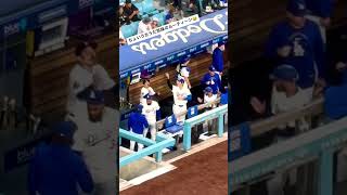 【大谷翔平】4/13/2016 試合前のいつものルーティーンうだうだ気味😂#ドジャースタジアム #ユニクロフィールド #大谷翔平#dodgers