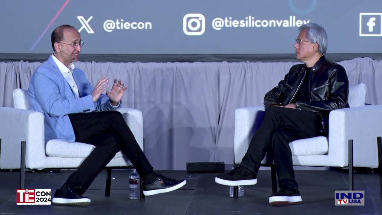 Jensen Huang's Visionary Keynote | Moderated by Navin Chaddha | TiEcon2024