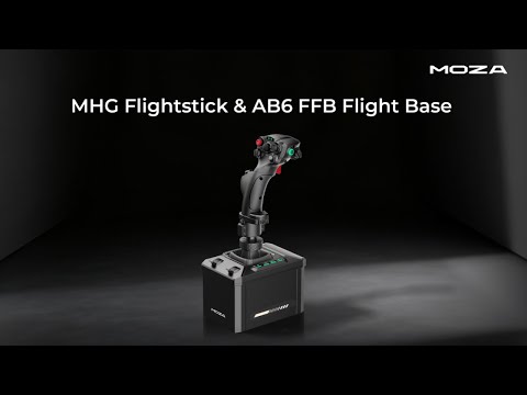 Комплект MOZA FLIGHT база AB6 6 Нм и джойстик MHG (AS017_Moza