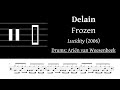 Delain Frozen Drum Sheet Music Transcription