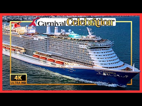 The Ultimate Carnival Celebration Ship Tour!  4K HD