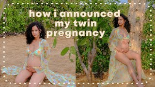 How I Announced My Twin Pregnancy  (we made a heartwarming short film!)