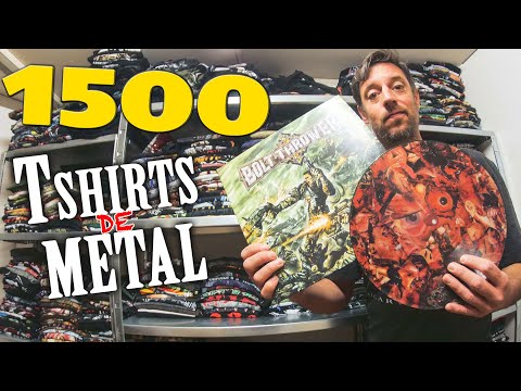 1500 tshirts de metal