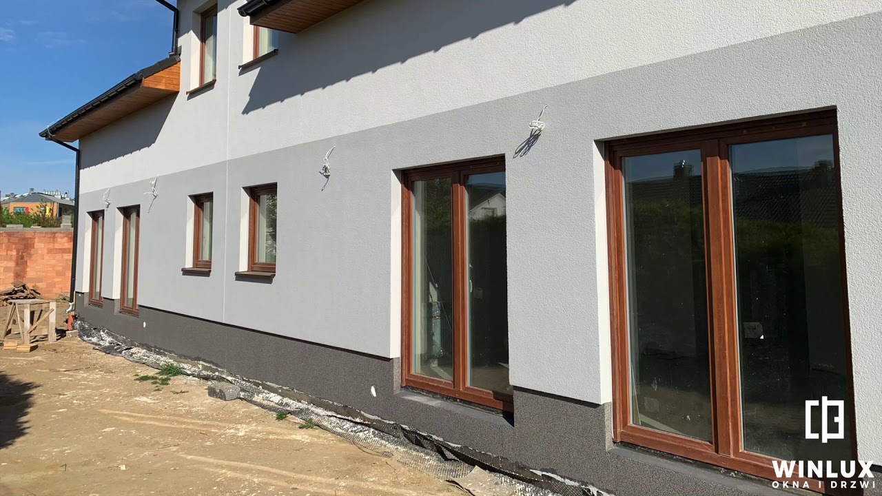 Okna Szczecin Winlux - okna PVC dom bliźniaczy