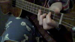 CAT BLACK (misty mist version) - marc bolan - baritone ukulele