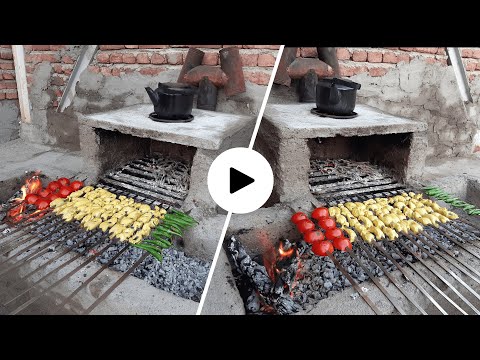 DIY traditional firewood stove \ Building Simple Firewood Stove