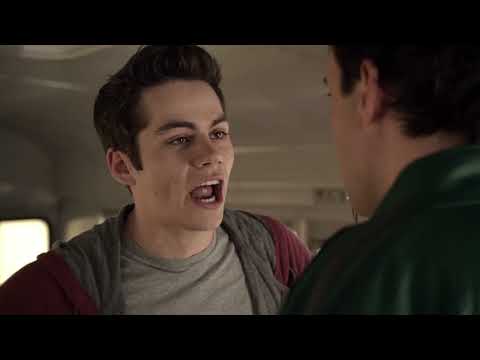 Teen Wolf 3x05 Stiles bus scene