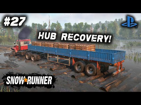 SNOWRUNNER /ON PS4/ #27 /HUB RECOVERY/ Taymyr Russia GAMEPLAY.