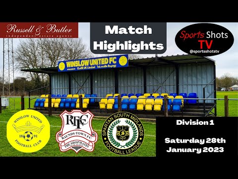 Winslow United vs Raunds Town (Match highlights) 28/01/23