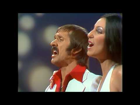Sonny and Cher singing Heartbeat it's a lovebeat January 1974