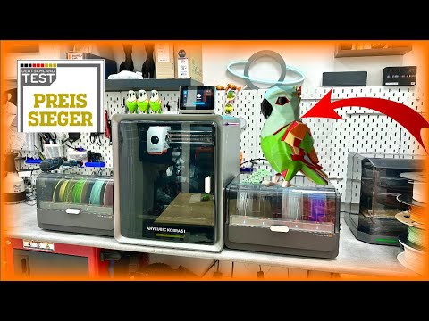 Anycubic Kobra S1 Combo / 8 Colors 3D Printing / SU