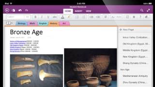 Introducing the new OneNote for iPad, iPhone and Android