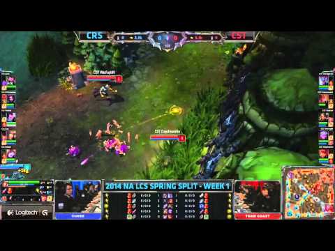 [NA LCS 2014] W1D1 - CRS vs CST