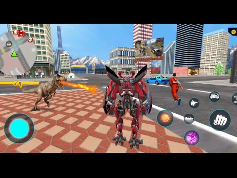 Robot Car Games || Jet Airplane Robot Gameplay