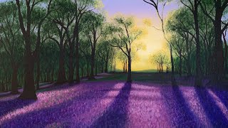 Acrylic Painting Time-lapse - "Meadow Down"