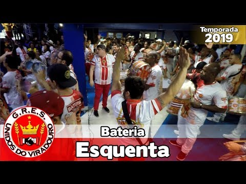 Bateria Viradouro 2019 - Esquenta - Apresentação no Portela Convida