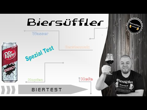 Biersüffler Getränke Spezial Test - Dr Pepper Energy