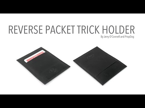 Reverse Packet Trick Holder by Jerry O'Connell and PropDog - www.propdog.co.uk