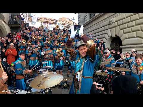 Loschtmölch Chriens 2026 🎉 Full Guggenmusik Live Concert | Fasnacht Luzern 🥁 Fasnachtsmäärt