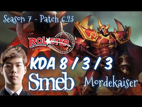 KT Smeb MORDEKAISER vs POPPY Top - Patch 6.23 KR Ranked