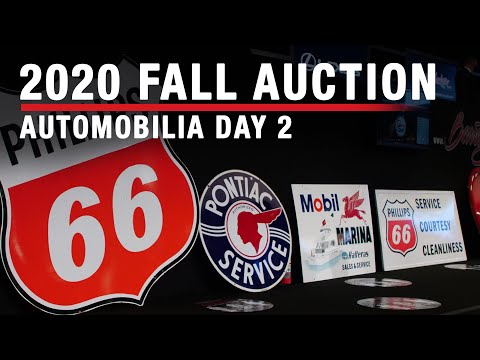 DAY 2 AUTOMOBILIA - 2020 Fall Auction - BARRETT-JACKSON
