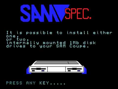 SAM Coupe - SAMCo 1991 Introduction Demo (Masters Of Magic)