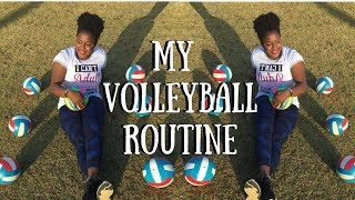 MY VOLLEYBALL ROUTINE &amp; WARMUP! ⎮KOKO VOLLEY