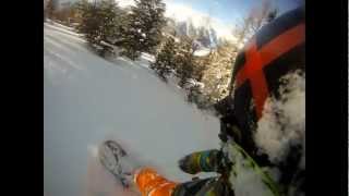 preview picture of video 'Back-country snowboarding chronicles 2013/12, with GoPro HD Hero POV'
