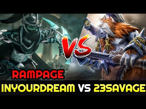 INYOURDREAM Phantom Assassin vs 23SAVAGE Magnus - Epic Battle Top Immortal Fight 7.25 Dota 2