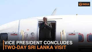 Vice President concludes  two-day Sri Lanka visit | DD India