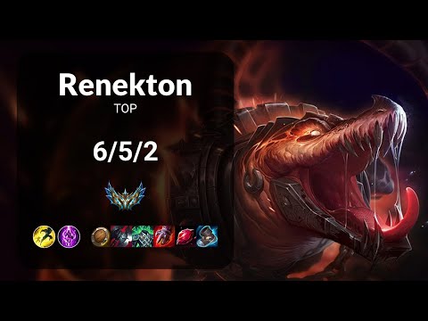 Renekton vs Maokai TOP - KR CHALLENGER Patch 14.23