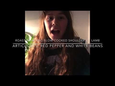 Roast rump and slow cooked shoulder of lamb