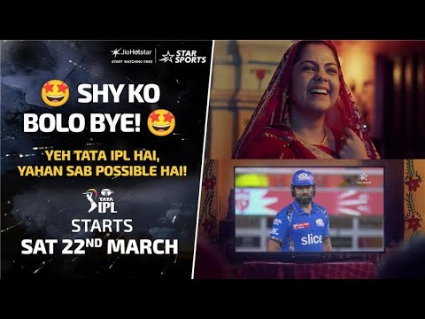 Jab Sharma-aave, tab sharam jaave! 👋 Because TATA IPL mein sab possible hai! 🏏 #IPLonJioStar