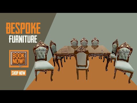 Teak wood wooden royal dining chair, with cushion